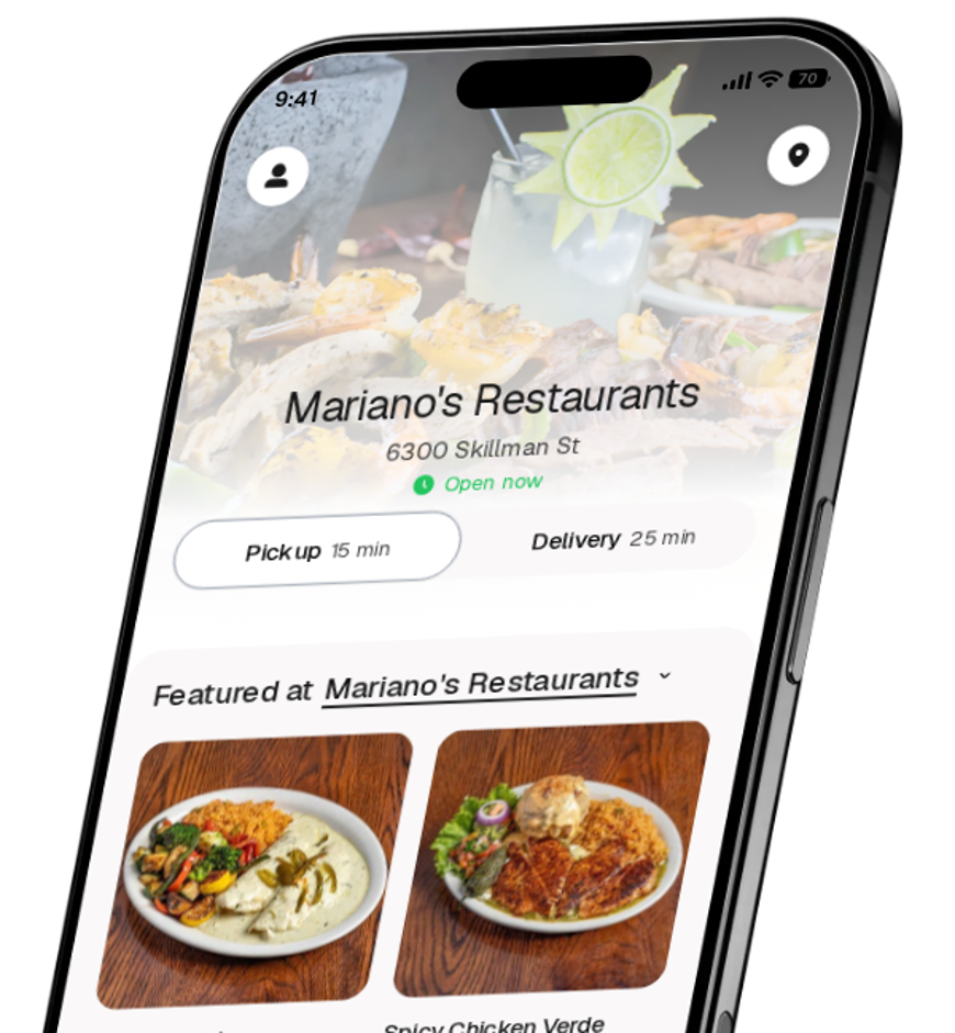 Mariano's Restaurants app preview