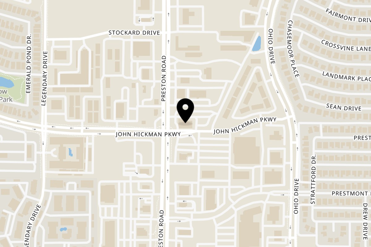 Map showing the location of Mariano's Restaurants LAHA Frisco on 4110 Preston Rd in Frisco